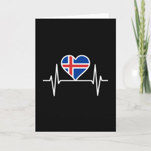 Island - Flaggenschlager Karte