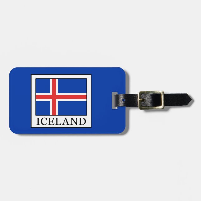 Island Gepäckanhänger (Vorderseite horizontal)