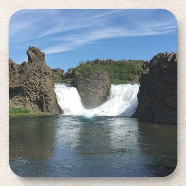 Island Getränkeuntersetzer (Vorderseite)