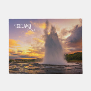 Island Geyser Fußmatte