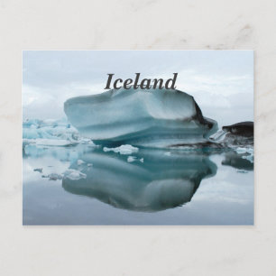 Island Glaciers Postkarte