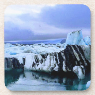 Island Gletscher - Getränkeuntersetzer
