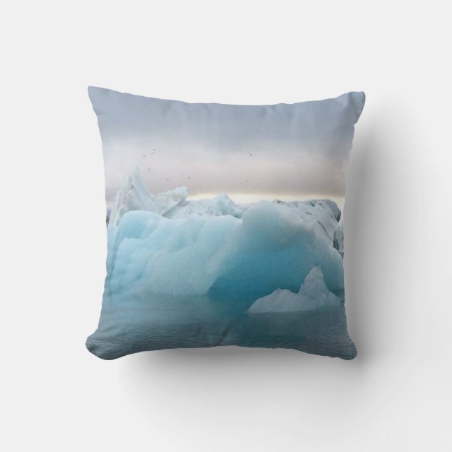 Island Gletscher - Kissen (Vorderseite)
