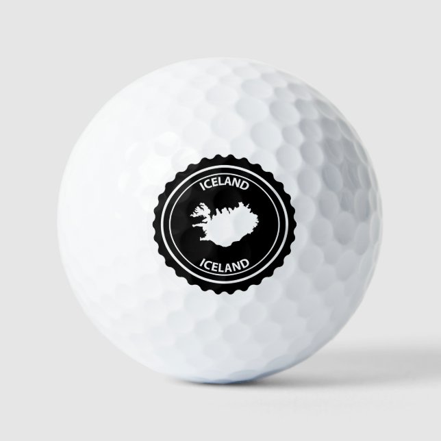 Island Golfball (Vorderseite)