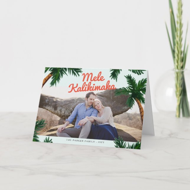 Island Grußkarte für den Urlaub Feiertagskarte (Vorderseite)