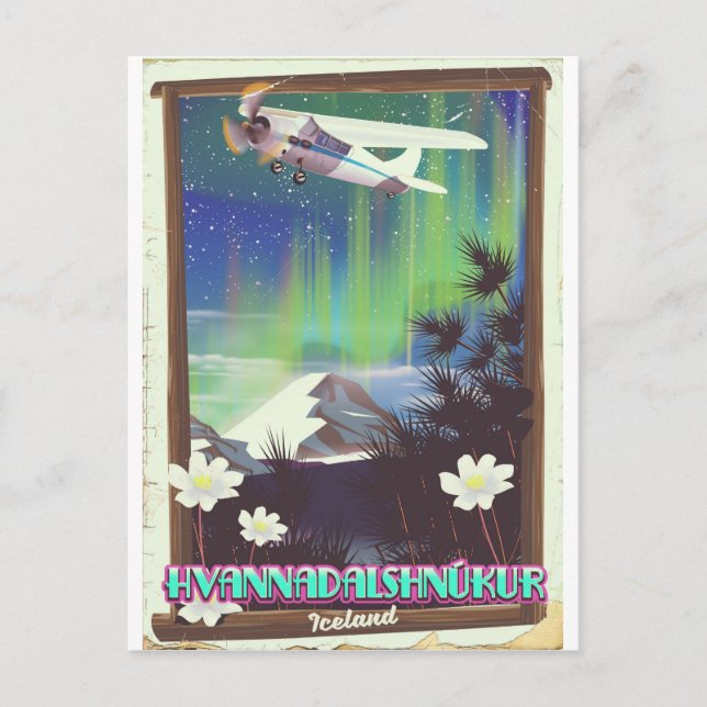 Island Hvannadalshnúkur Postkarte (Vorderseite)