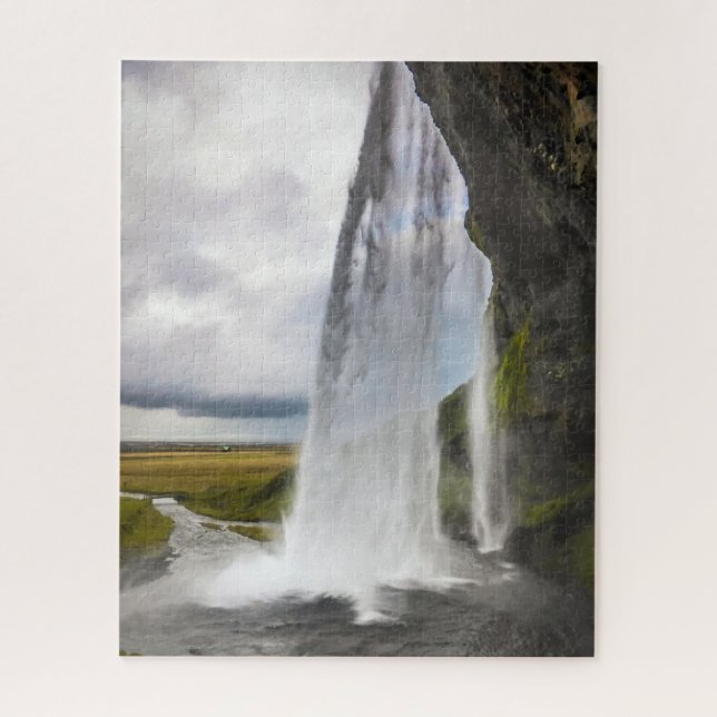 Island Jigsaw Puzzle - Fall Seljalandsfoss (Vertikal)