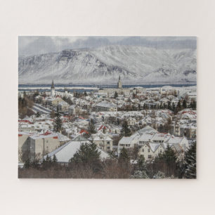Island Jigsaw Puzzle - Reykjavik im Winter