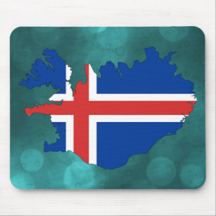 Island-Landesflagge Mousepad