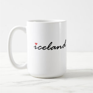 Island liebt Patriot Kaffeetasse