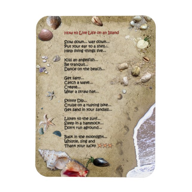 Island Life Magnet (Vertikal)