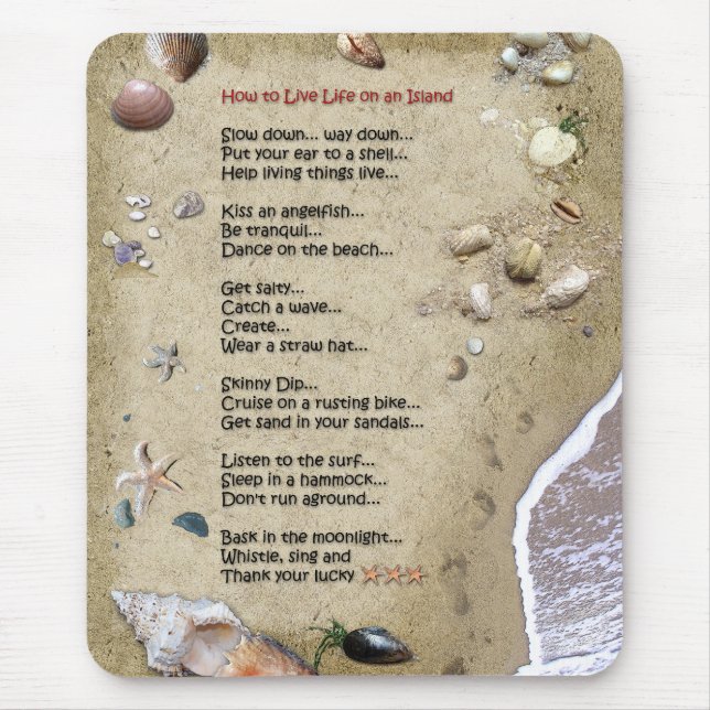 Island Life Mousepad (Vorne)