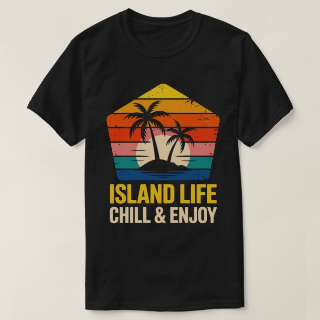 Island Life Pentagon Tee (Design vorne)
