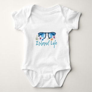 Island Life Sonnenbrille Baby Strampler