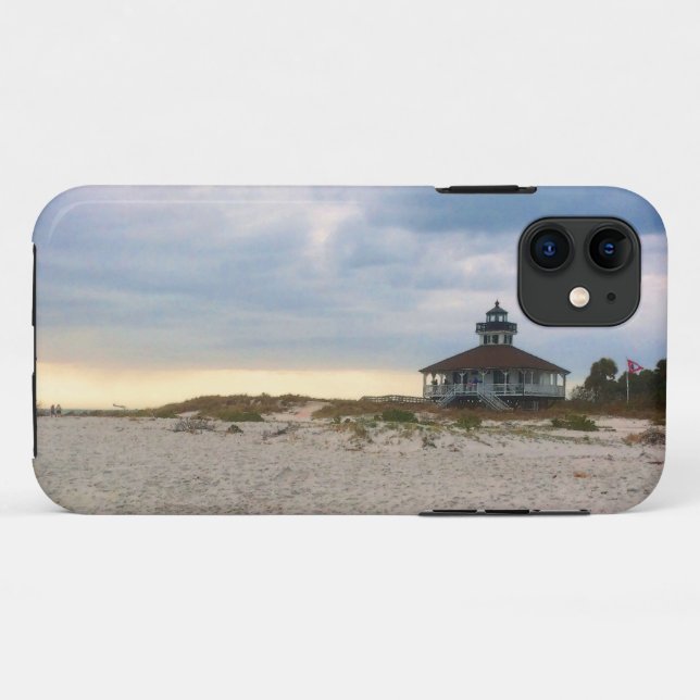 Island Lighthouse Case-Mate iPhone Hülle (Rückseite (Horizontal))