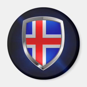 Island-MetallEmblem Magnet