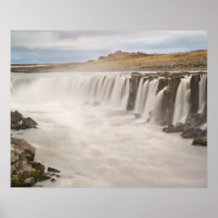 Island, Nationalpark Jokulsargljufur. Blick auf Poster