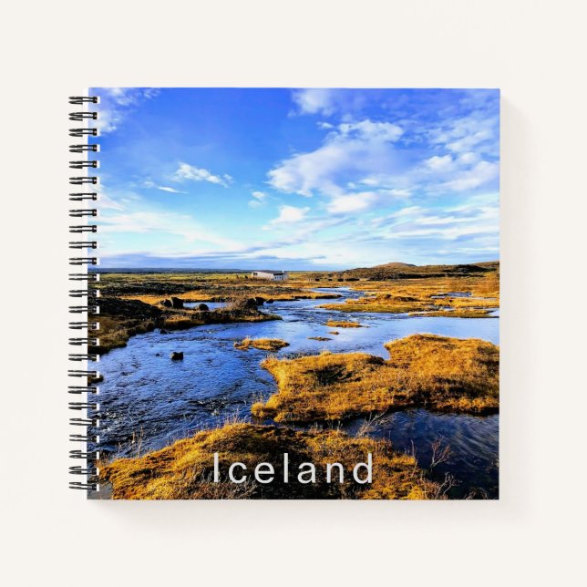 Island Notizbuch (Vorderseite)