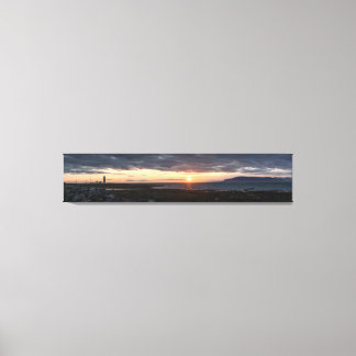 Island Panorama Sonnenuntergang Leinwand