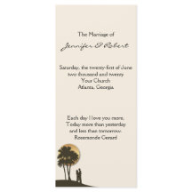 Island Paradise Wedding Program