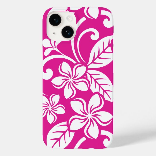 ISLAND PLUMERIA (HOT PINK) Case-Mate iPhone FALL Case-Mate iPhone 14 Hülle (Rückseite)