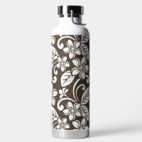 ISLAND PLUMERIA (KAFFEE BROWN) WASSERFLASCHE