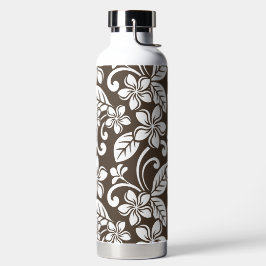 ISLAND PLUMERIA (KAFFEE BROWN) WASSERFLASCHE TRINKFLASCHE
