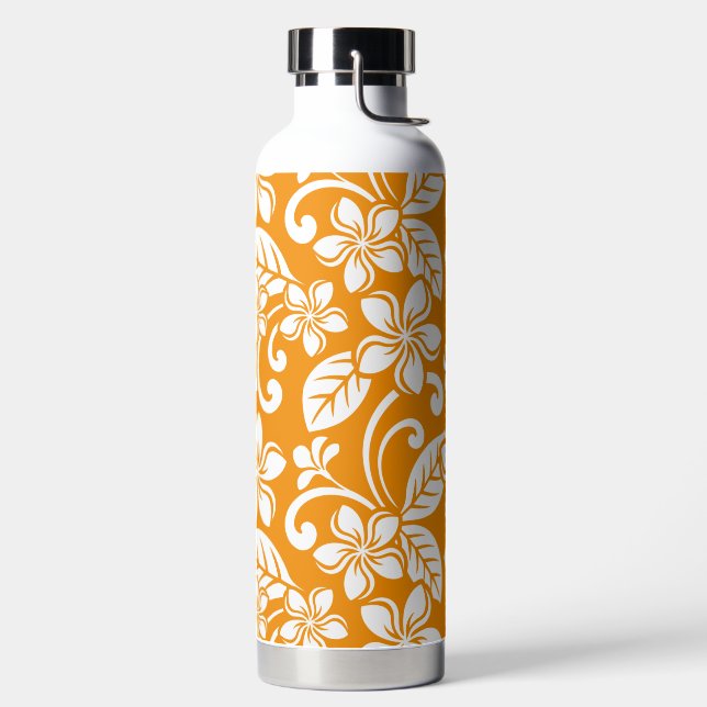 ISLAND PLUMERIA (ORANGE) WASSERFLASCHE TRINKFLASCHE (links)