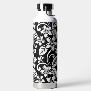 ISLAND PLUMERIA (SCHWARZ) WASSERFLASCHE TRINKFLASCHE