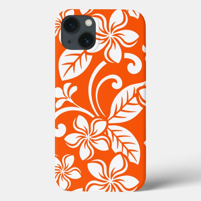 ISLAND PLUMERIA (TRÈS ORANGE) iPhone / coque ipad (Verso)