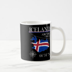Island - Polarkreis - Polar Nordinsel Island Kaffeetasse