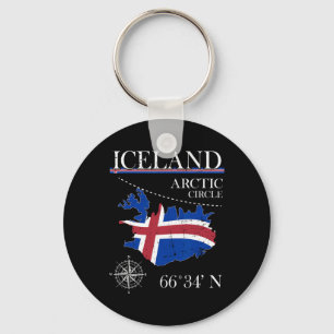 Island - Polarkreis - Polar Nordinsel Island Schlüsselanhänger