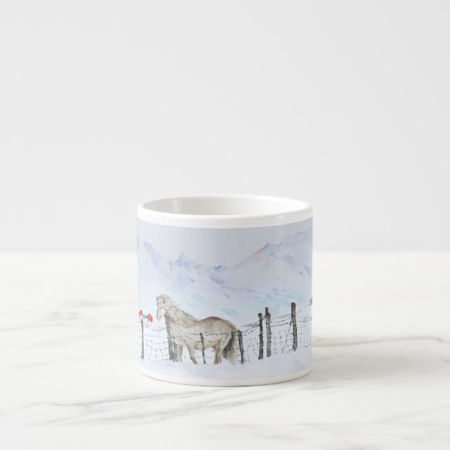 Island-Pony-Espresso-Kaffeetasse Espressotasse (Vorderseite)