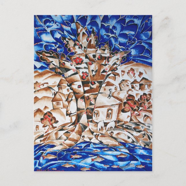 Island Postcard Postkarte (Vorderseite)