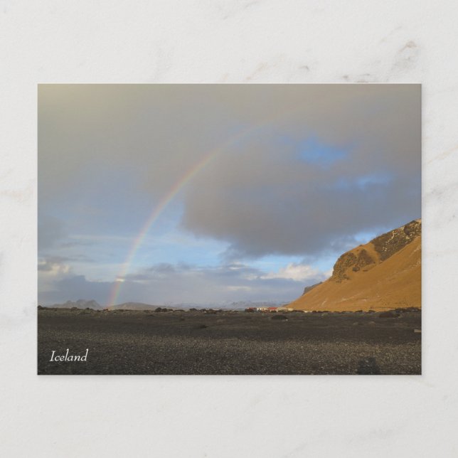 Island Postkarte (Vorderseite)