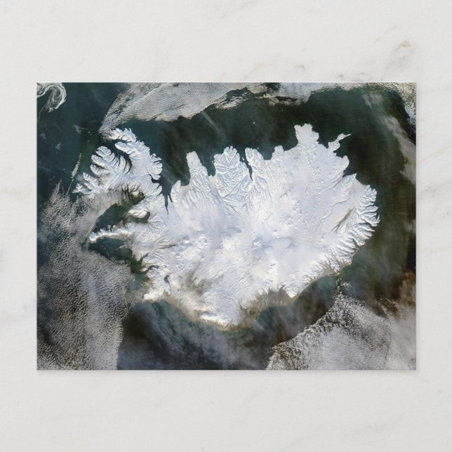 Island Postkarte (Vorderseite)