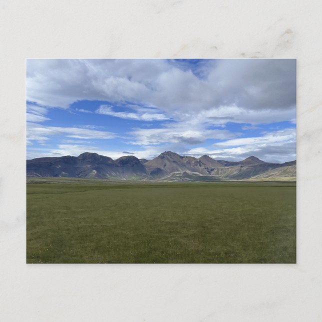 Island Postkarte (Vorderseite)