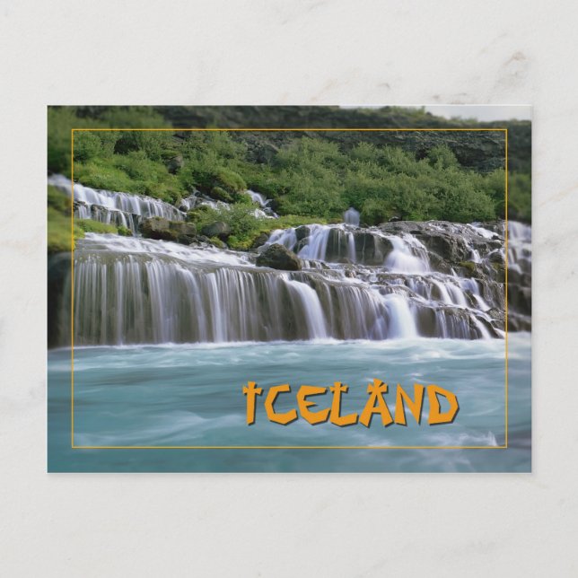 Island Postkarte (Vorderseite)