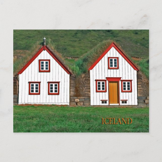 Island Postkarte (Vorderseite)