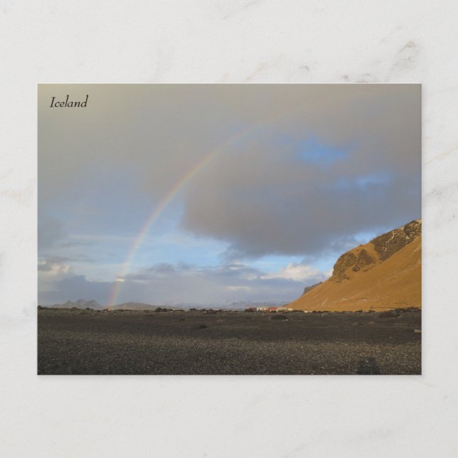 Island Postkarte (Vorderseite)