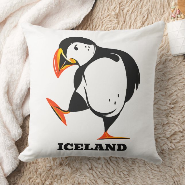 Island Puffin Kissen (Decke)