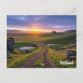 Island Reisen Postkarte