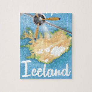 Island-Reiseplakat