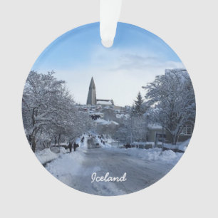 Island Reykjavik - Keramik Ornament