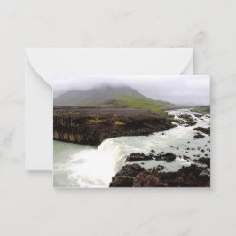 Island ruft Notecards an Mitteilungskarte