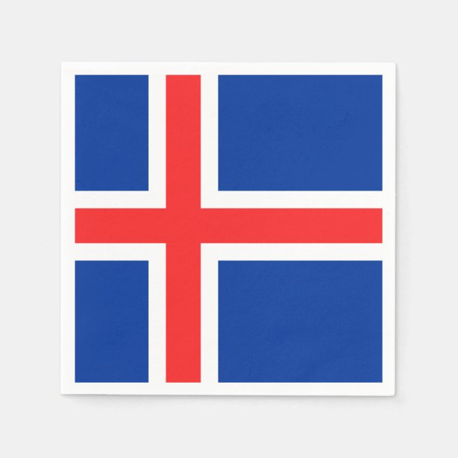 Island Serviette (Vorderseite)
