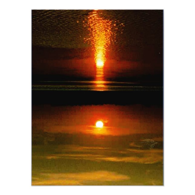 Island Sunset                    Photo Enlargement Fotodruck (Vorne)
