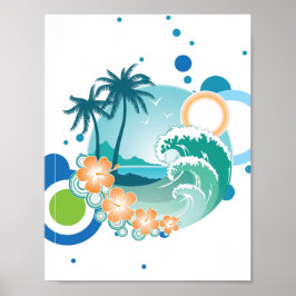 Island Surf Poster