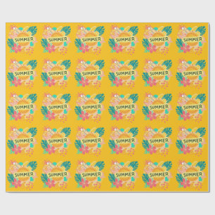"Island Vibes: Design des Summer T - Shirt Geschenkpapier