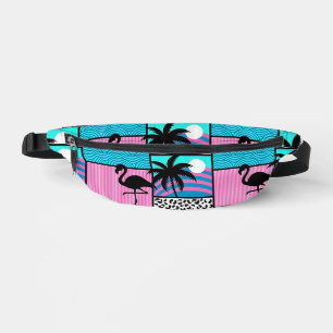 „Island Vibes“-Druck Fanny Pack beidseitig bedruck Bauchtasche